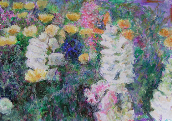 impressionistisch geschilderde bloemen