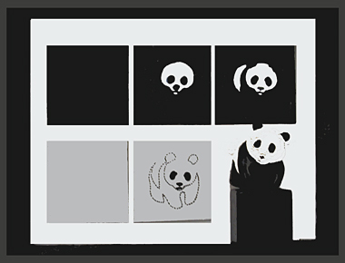 artproject de geschiedenis van de panda