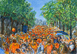Koningsdag-oranje-mensenmassa