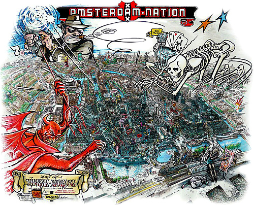 Peter Pontiac poster Amsterdamnation